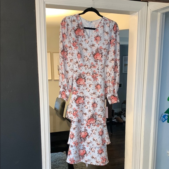 RACHEL Rachel Roy Dresses & Skirts - Floral Print V-Neck Dress